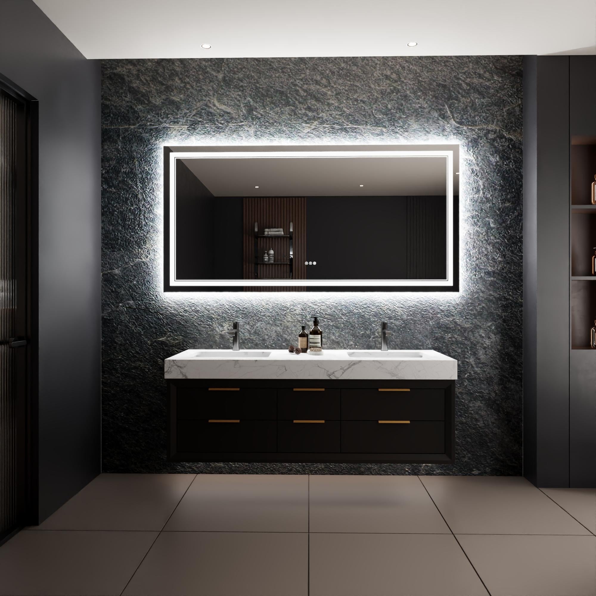Bayfeve BFXB-11S3672-MIR Framed-Bath-Mirrors - View #5