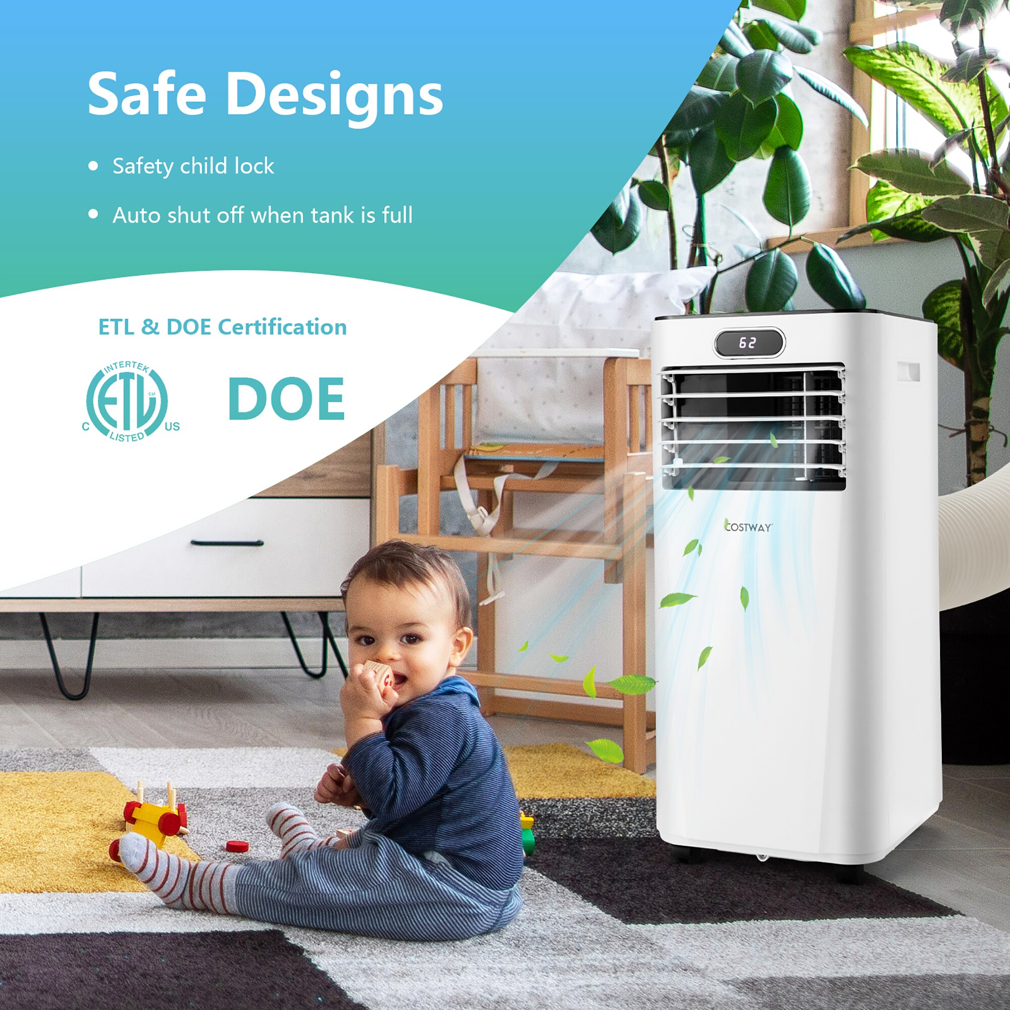 Costway LWS00205 Portable-Air-Conditioners - View #8