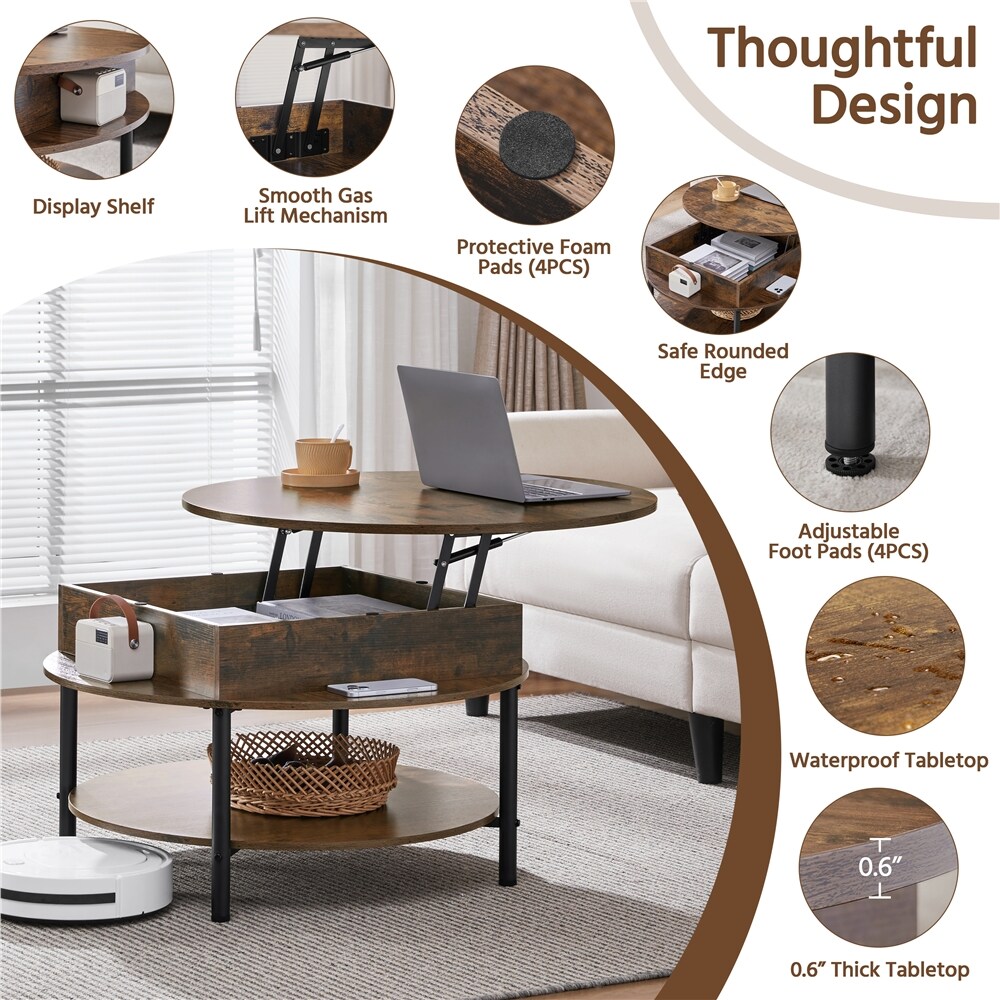 Yaheetech LSNP0C0001 Coffee-Tables - View #4