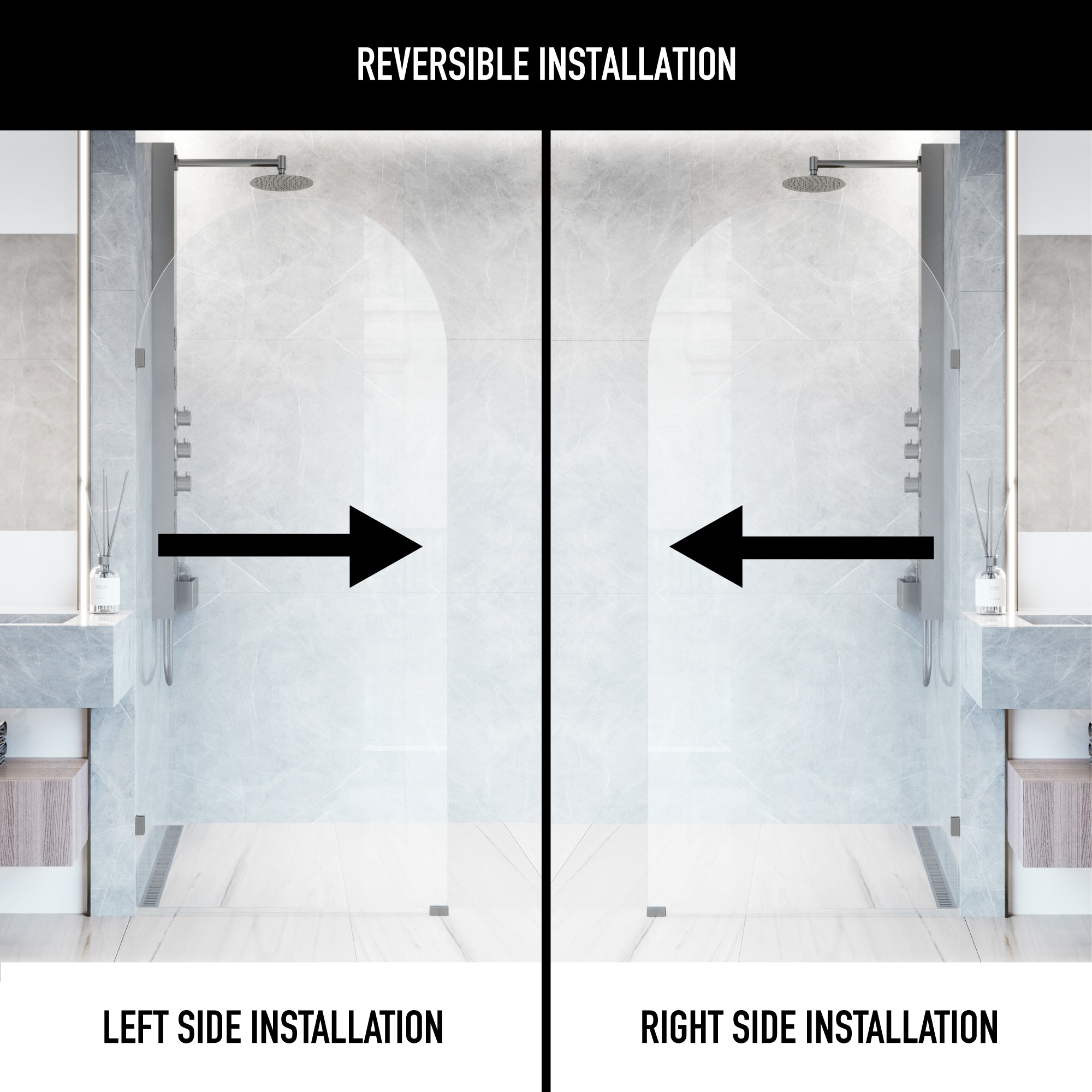 VIGO VG6094STCL3478 Shower-Doors - View #3