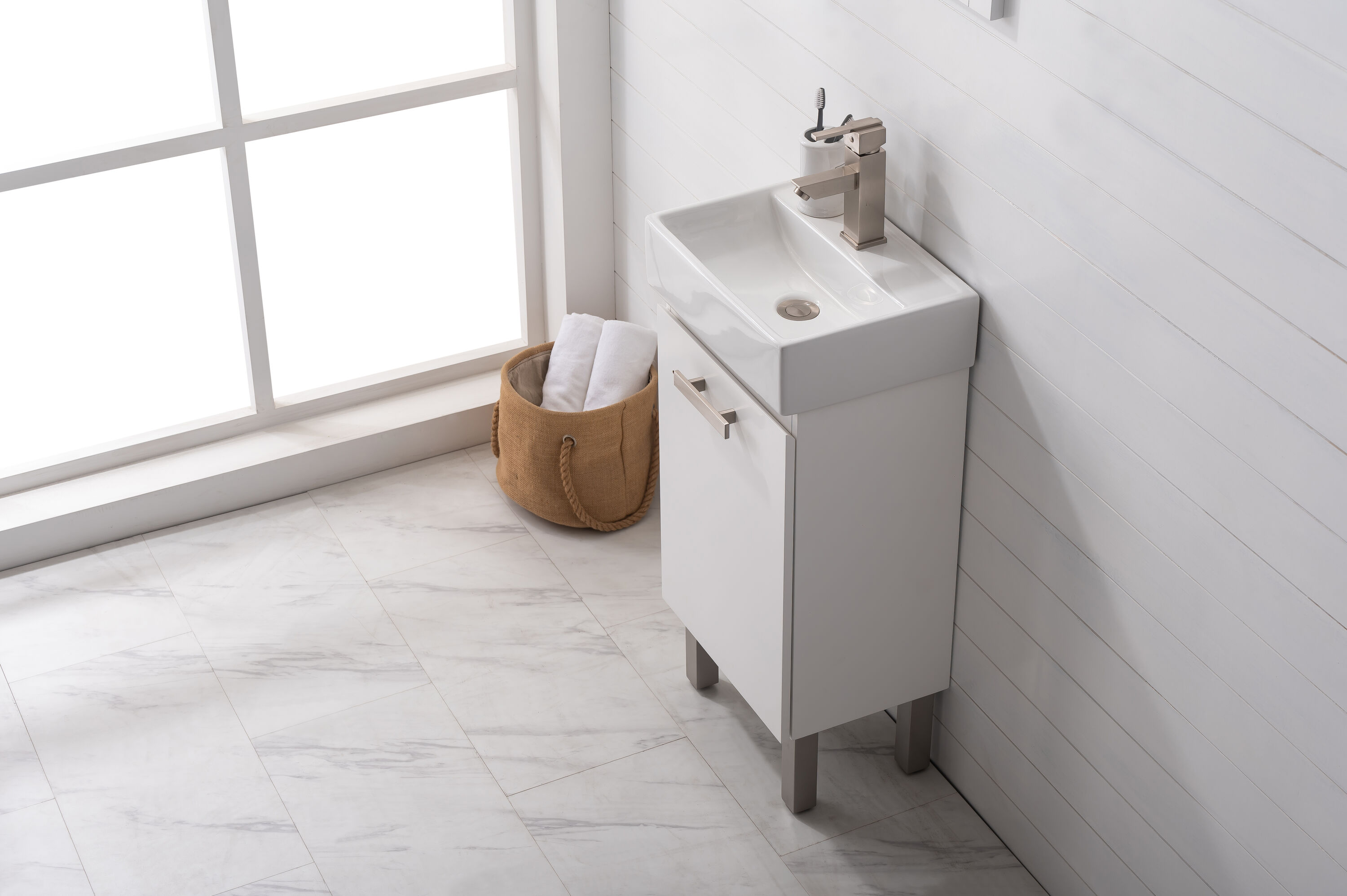 Design Element LS03-17-WT Bath-Vanity-Combo - View #3