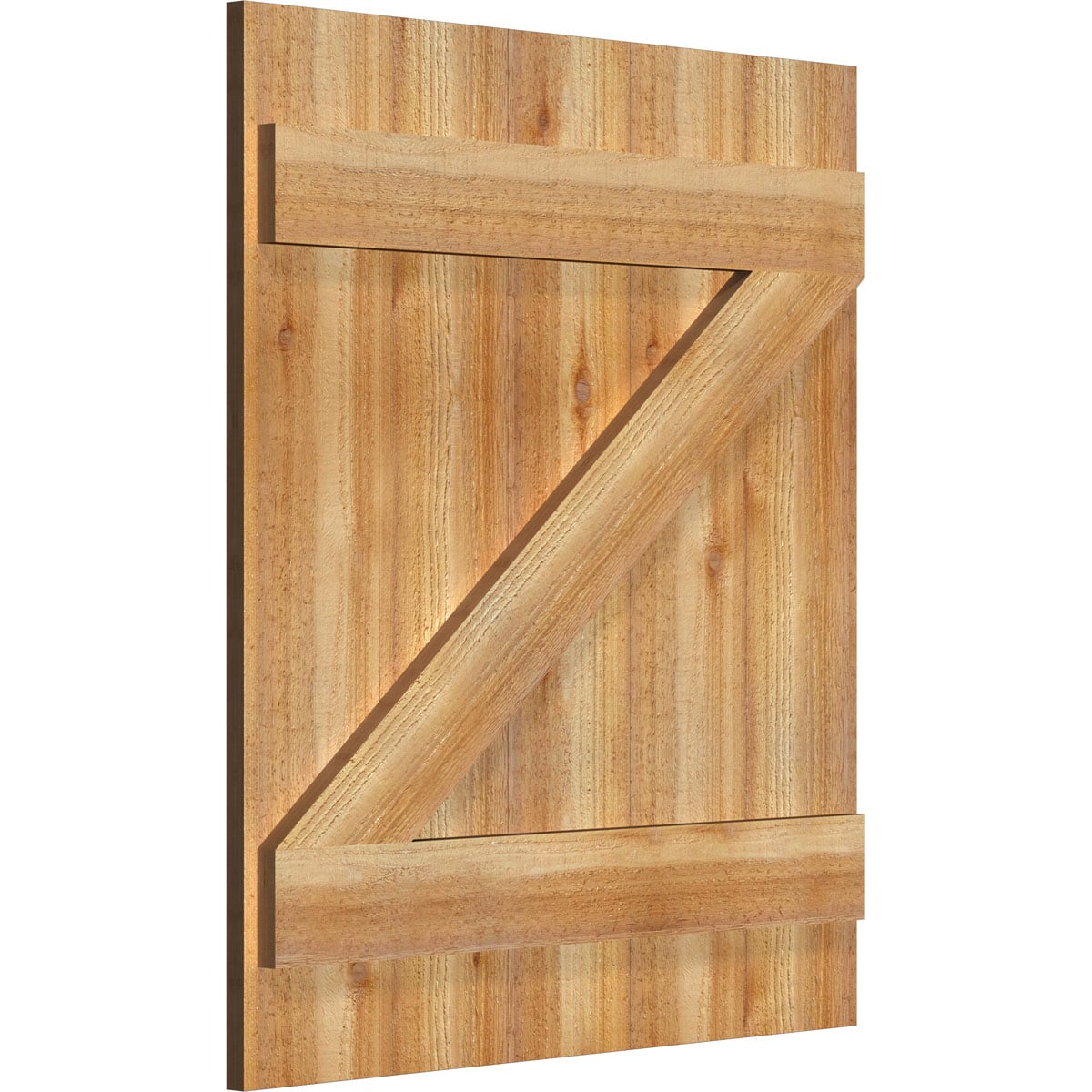 Ekena Millwork RBJ06Z26X031RWR Exterior-Shutters - View #2
