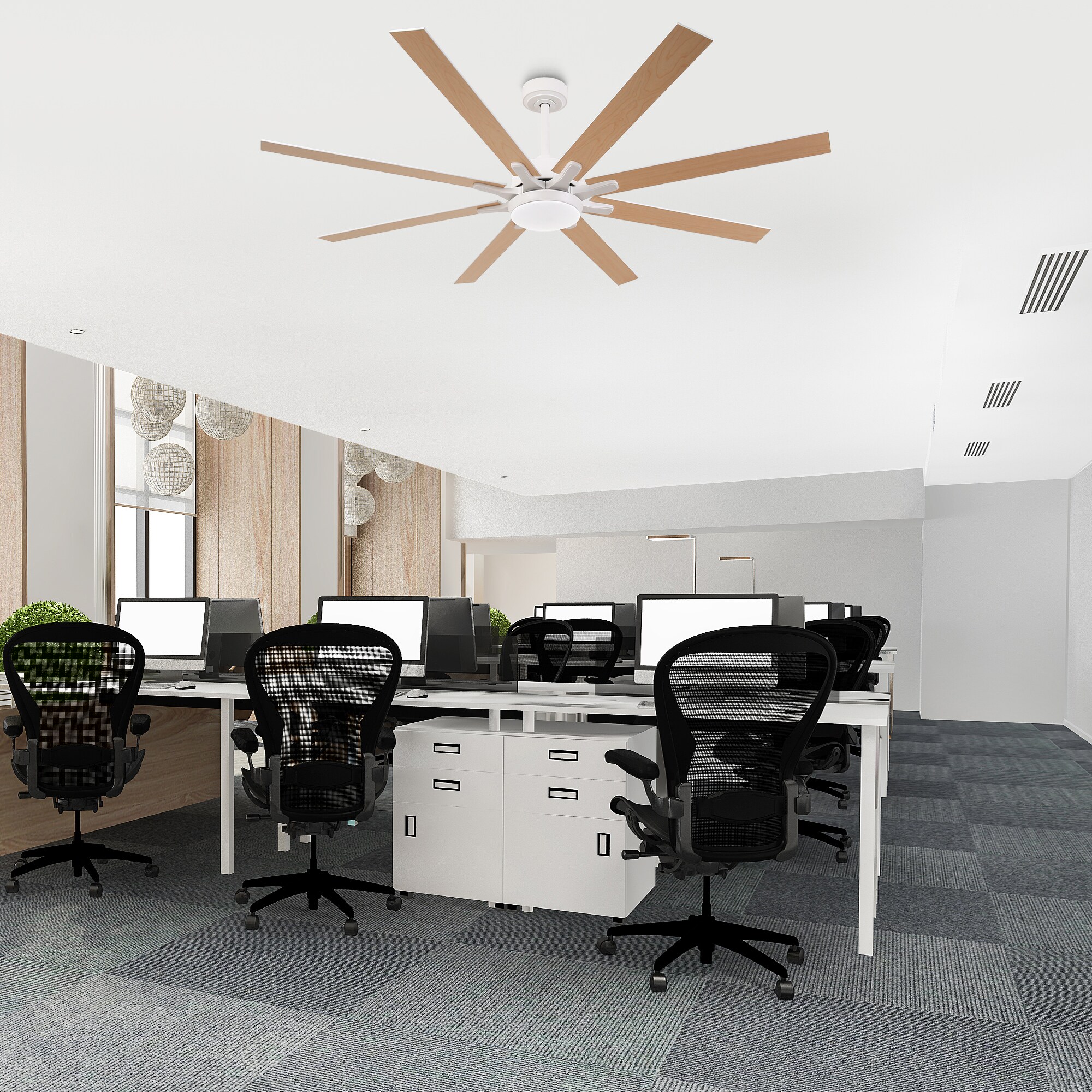 Parrot Uncle F8261WH110V Ceiling-Fans - View #5