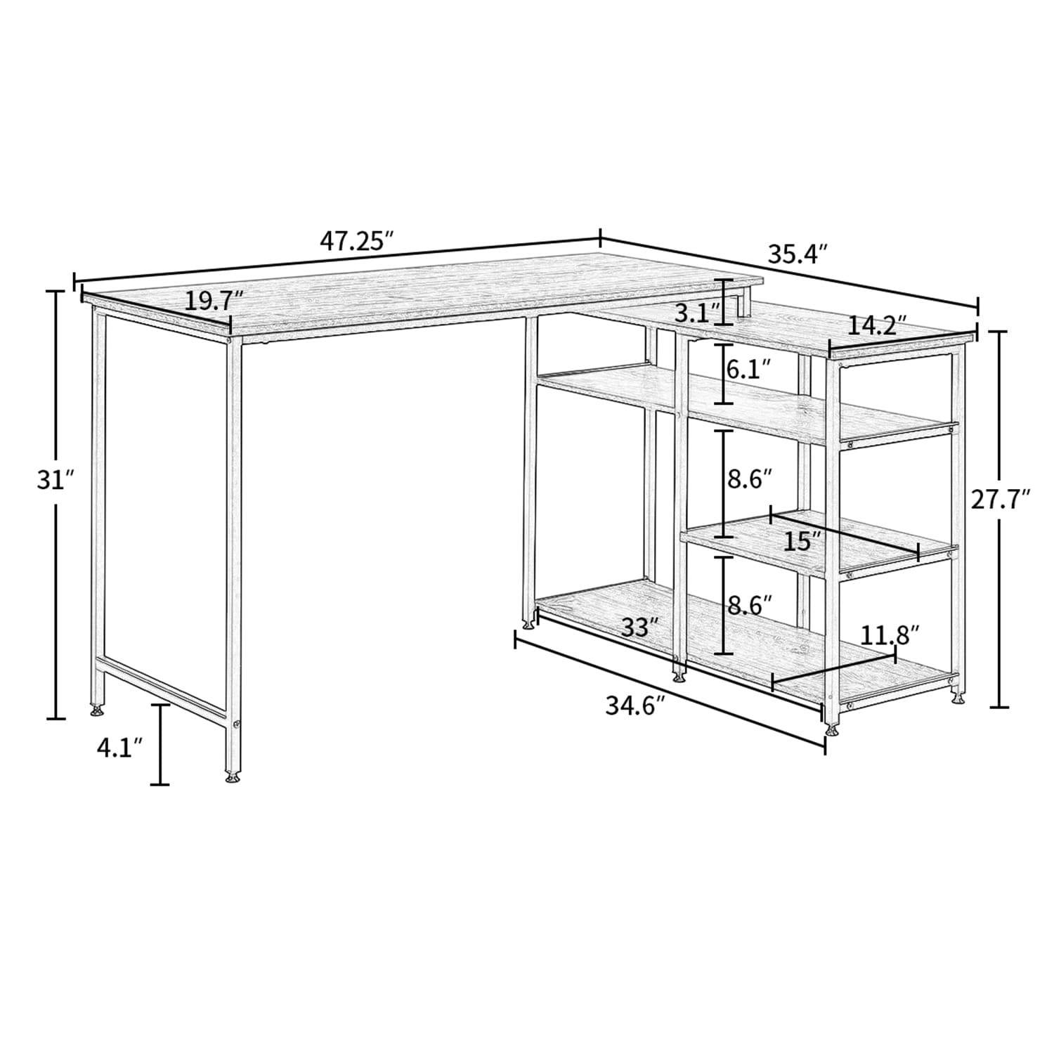 Mondawe OR-W907AE1-LF desks - View #12
