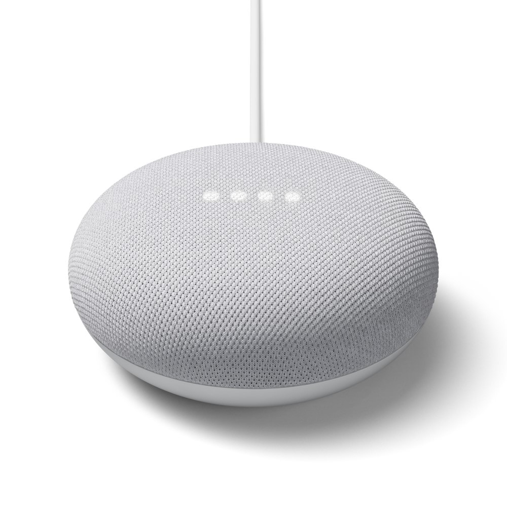 Google Nest Mini (2nd Gen) Smart Speaker Google Assistant Voice Control in Chalk in the Smart Speakers & Displays department at Lowes.com