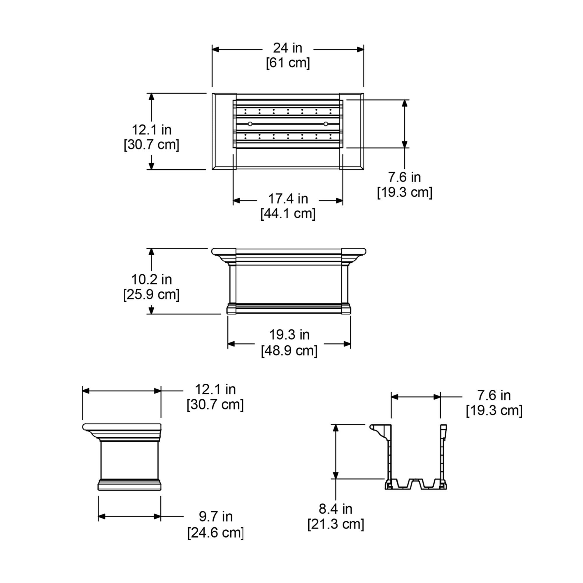 Mayne 4822-W Planter-Window-Box - View #7