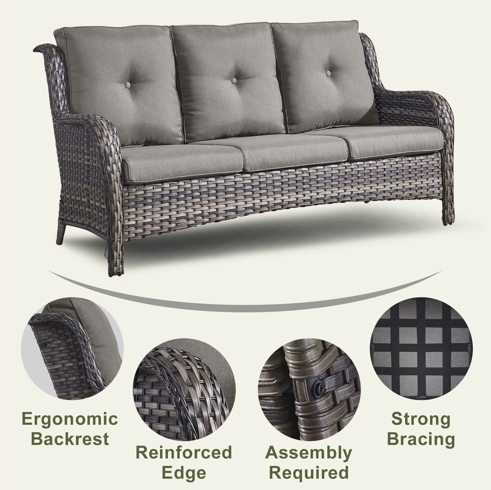 Pocassy PA015-2CZ Patio-Sofas-Daybeds - View #6