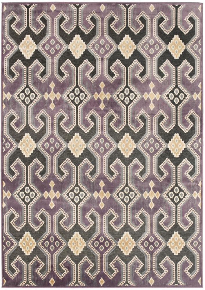 Safavieh PAR152-830-5 Paradise Baker 5 x 8 (ft) Loomed Synthetic Purple/Multi Rectangular Indoor Abstract Oriental Area rug