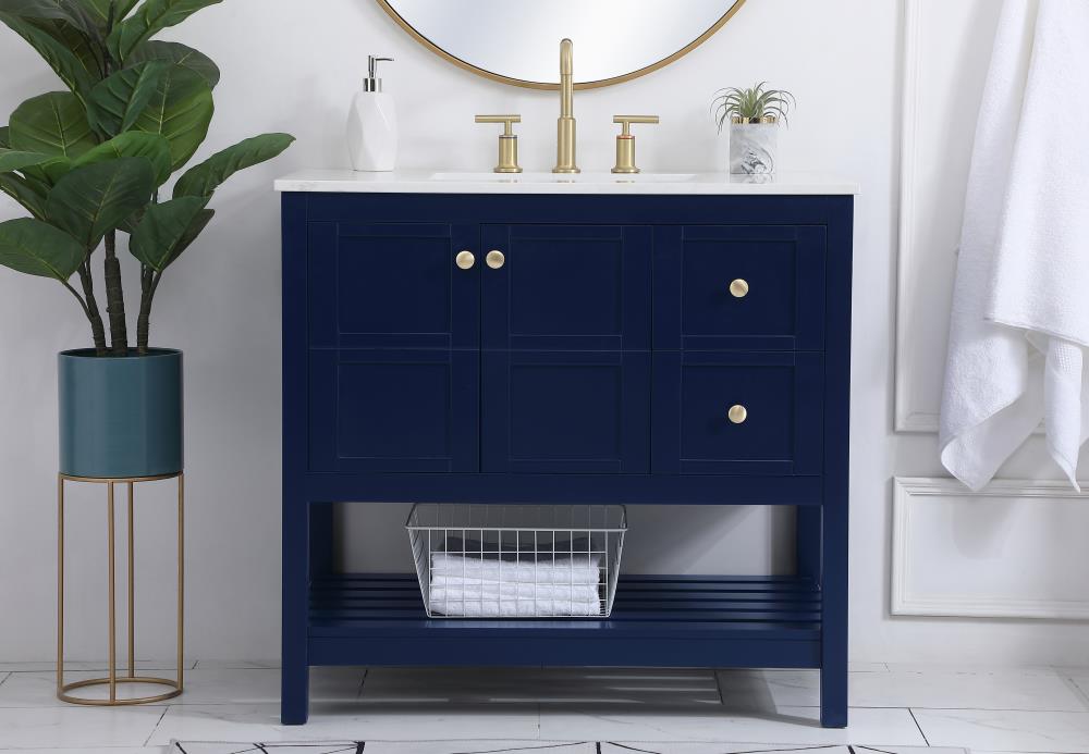 Elegant Decor FI49236BL Bath-Vanity-Combo - View #2