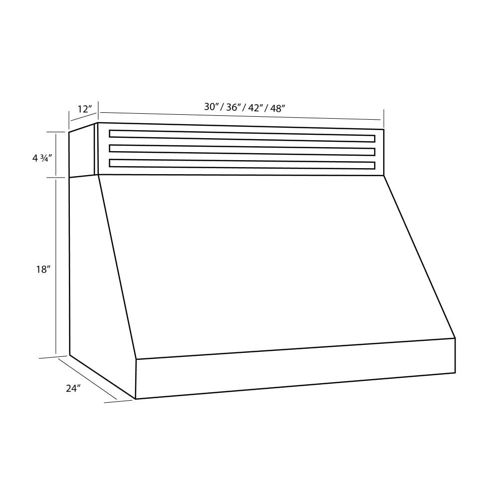 ZLINE KITCHEN & BATH RK523-36 Undercabinet-Range-Hoods - View #3