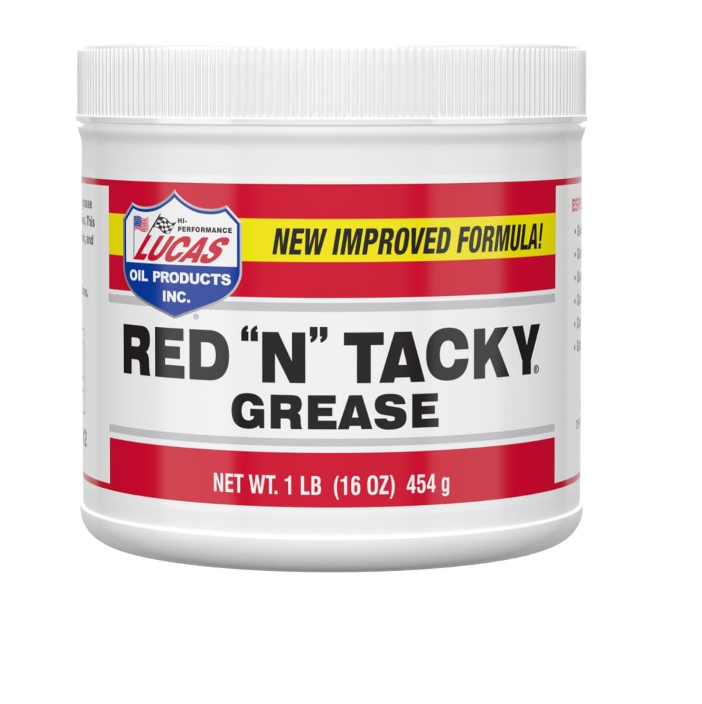 Lucas Oil Products Red N Tacky Red Lithium Grease 16 oz #10574
