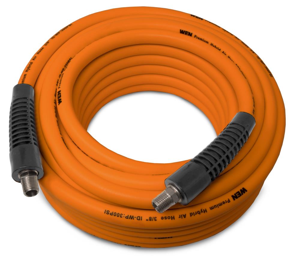 WEN 50-foot By 3/8-inch 300 Psi Hybrid Polymer Pneumatic Air Hose