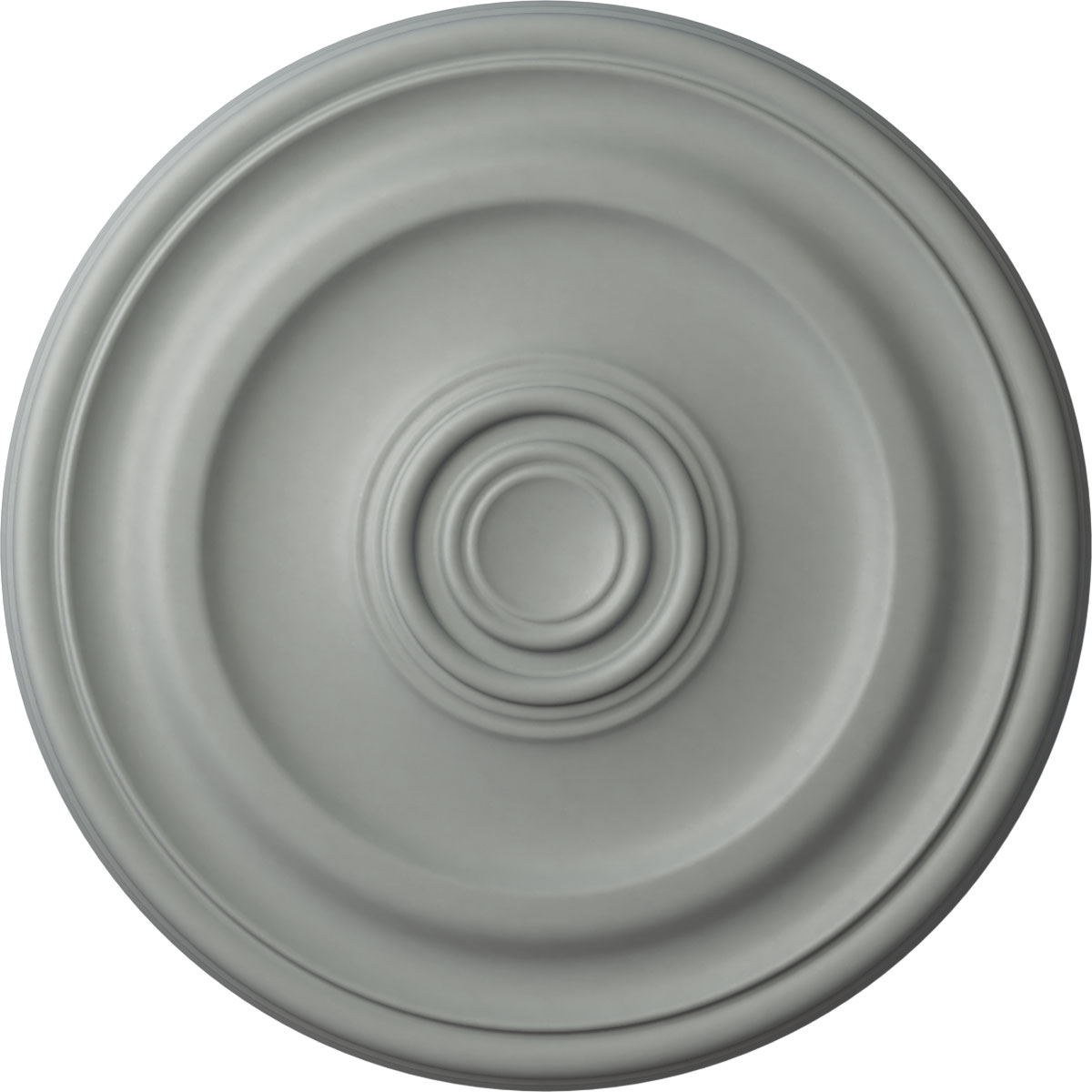 Ekena Millwork CM15DE 15.75-in W x 15.75-in L Architectural White Polyurethane Whole Ceiling Medallion