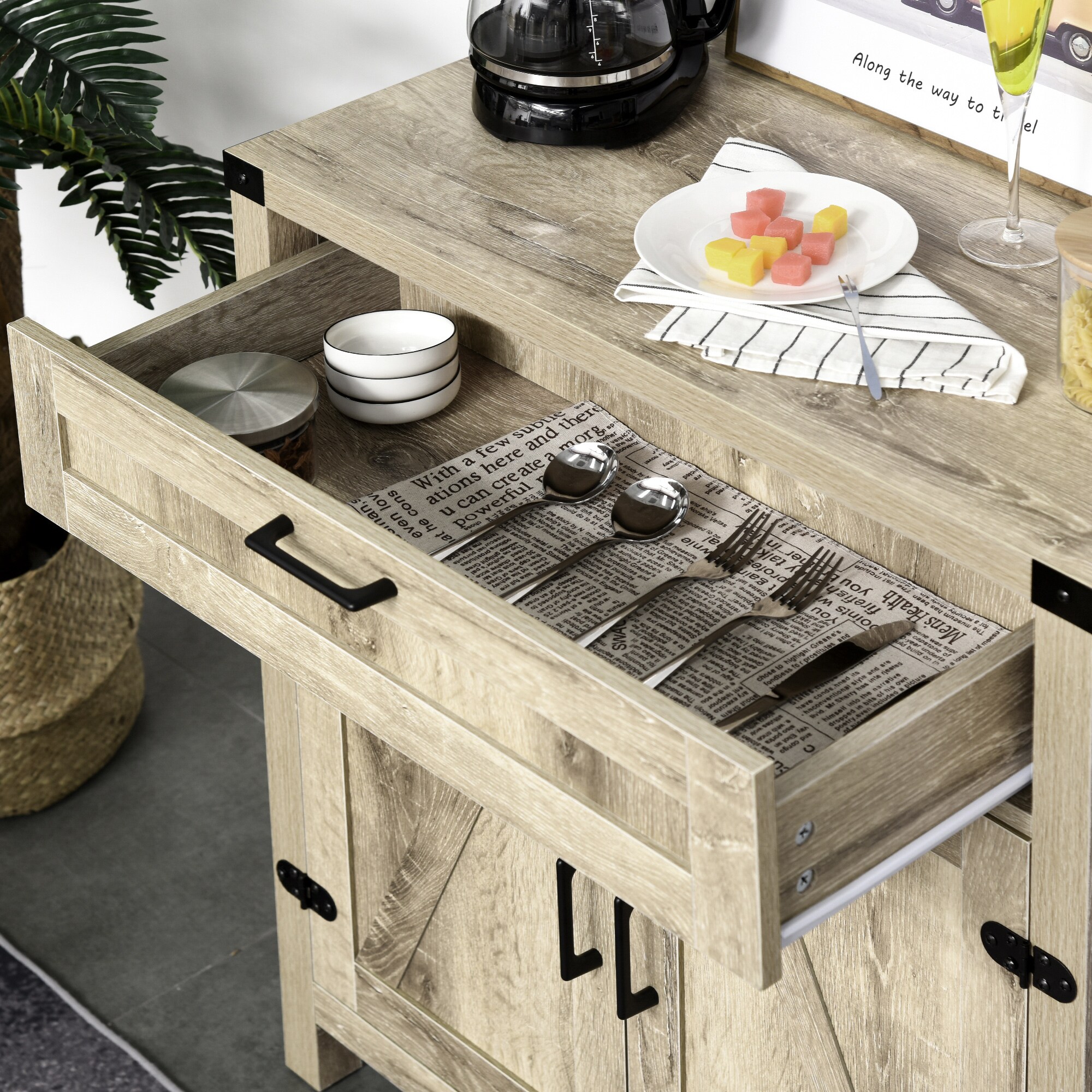 HomCom 835-333 Dining-Kitchen-Storarge - View #6