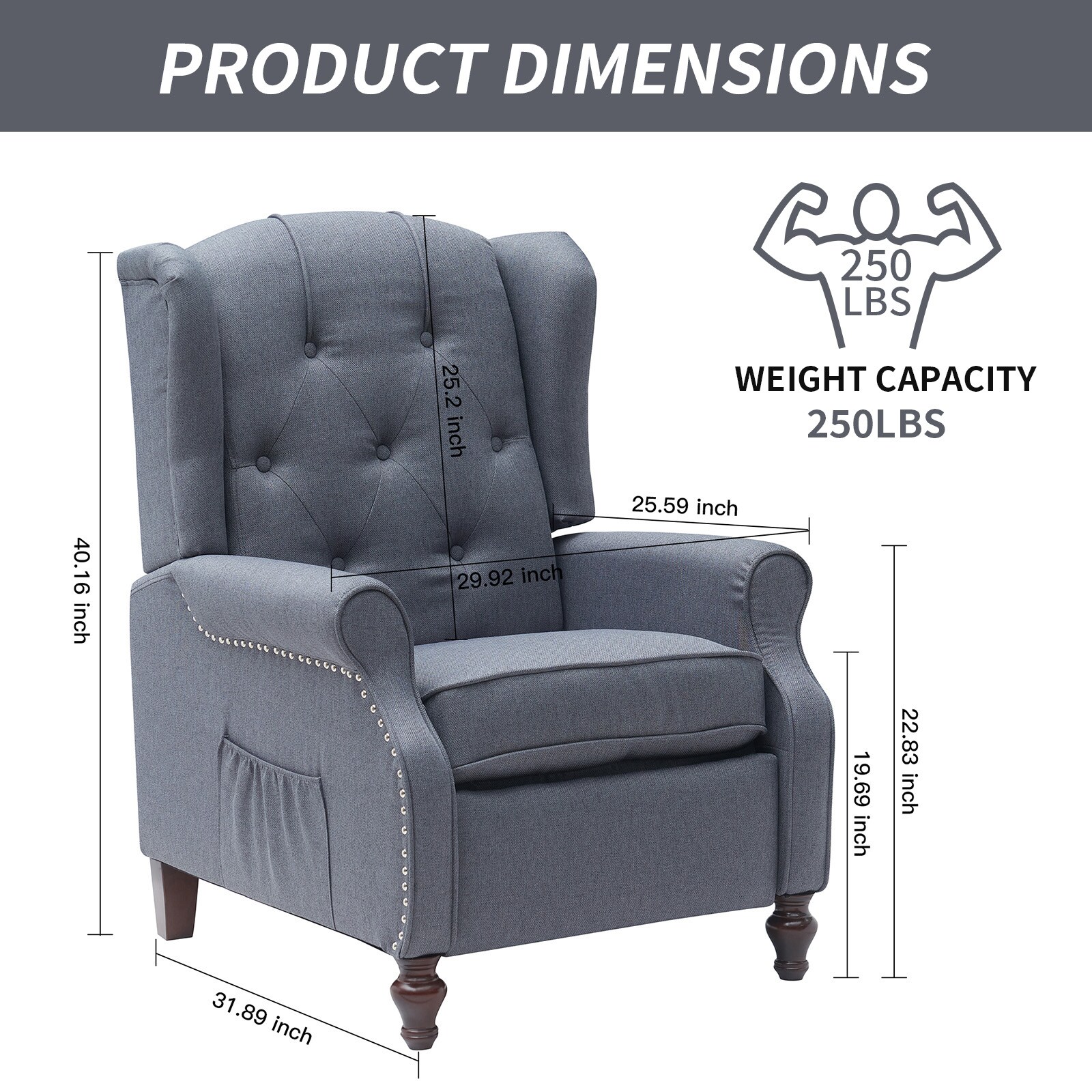 BWE A-9CHAIR-09-DGY chairs - View #7