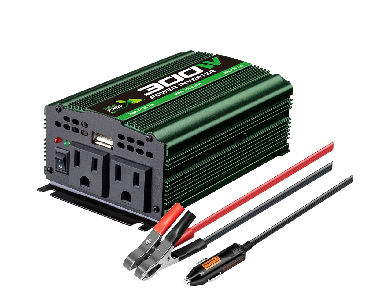 Nature Power 5.8 Amp AC to 12-Volt DC Converter in the Portable Solar  Inverters department at