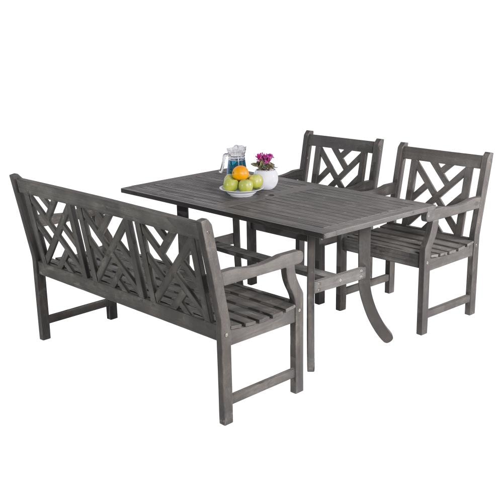 4 Piece Patio Dining Sets At Lowes Com   11861476 