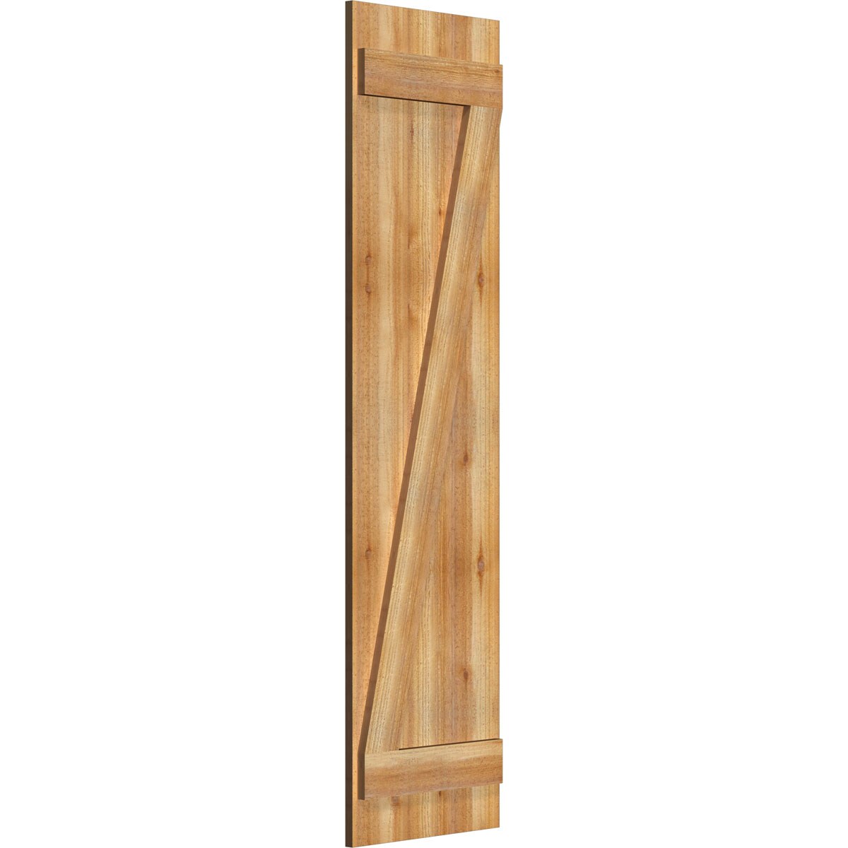Ekena Millwork RBJ06Z16X062RWR Exterior-Shutters - View #2