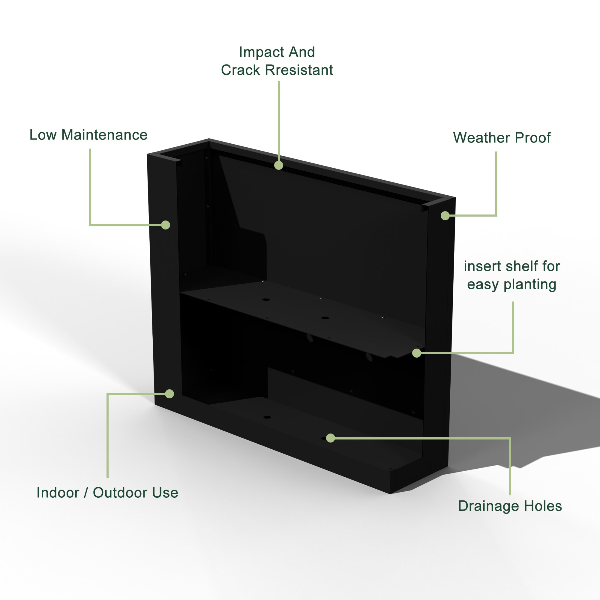 Lirago L20606-604HP284 Planter-Window-Box - View #4