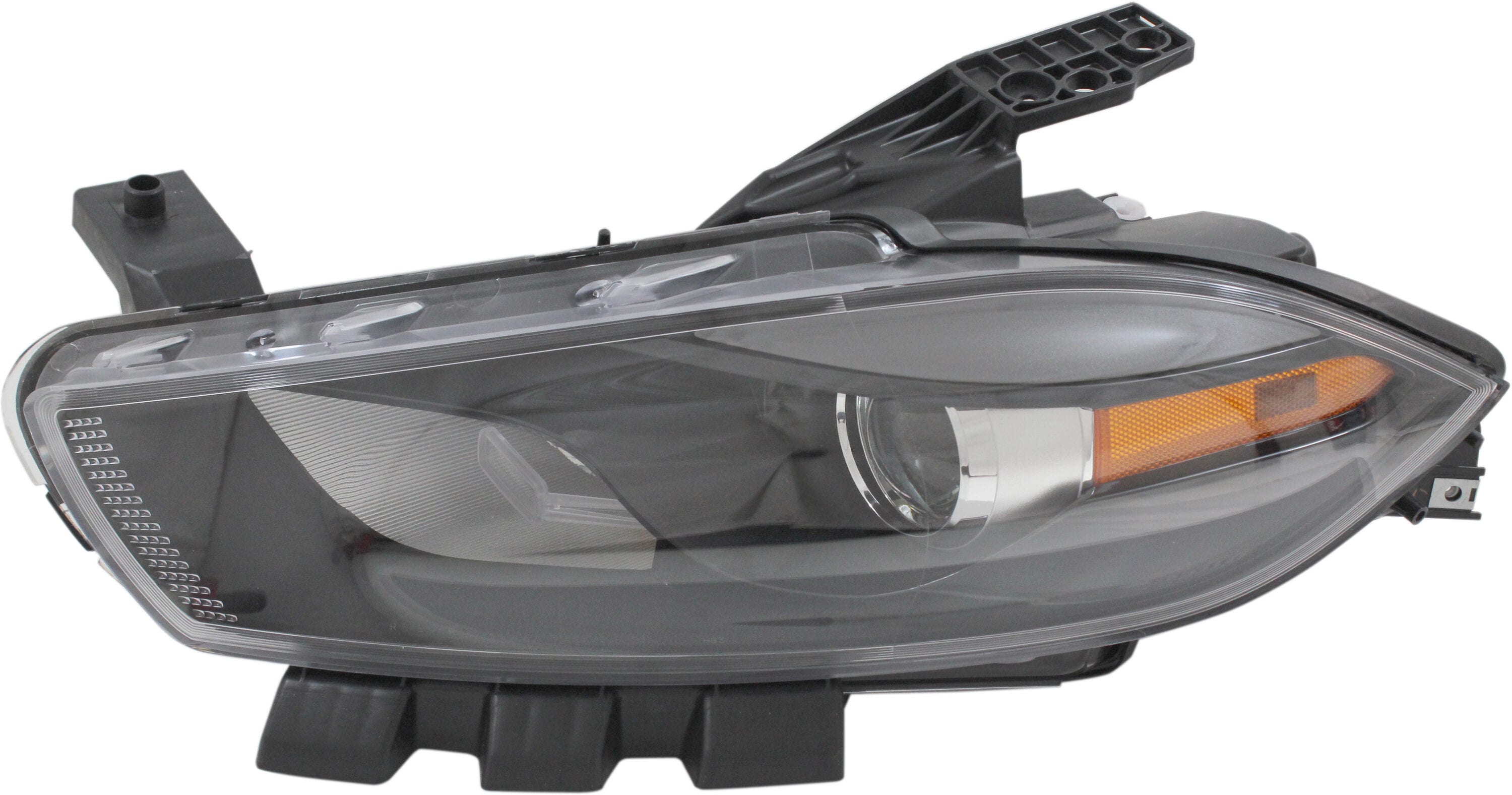 Garage-Pro JCWRD10010008GP Headlight Compatible with Dodge Dart 2016 Lh Assembly Halogen Black Interior