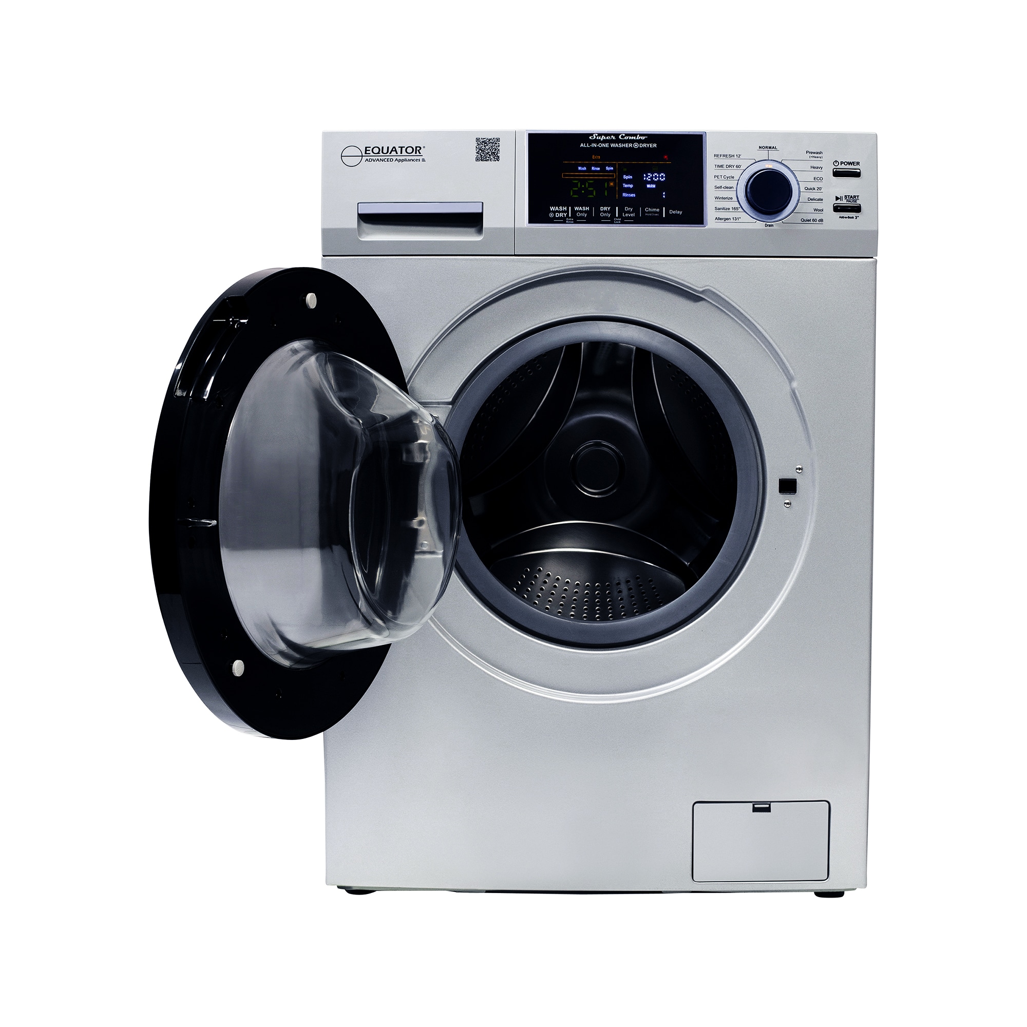 Equator Advanced Appliances EZ 4800 V SILVER Combination-Washers-Dryers - View #2