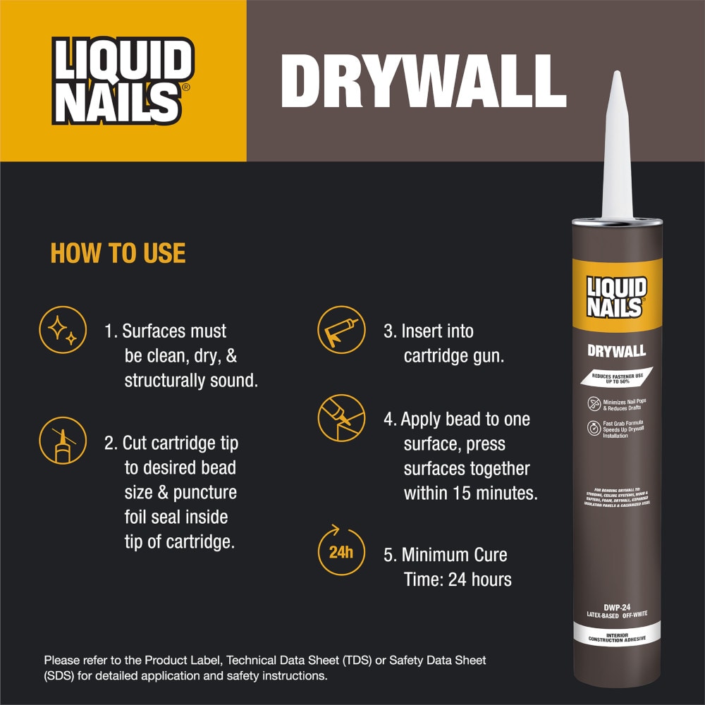 LIQUID NAILS DWP-24 Construction-Adhesive - View #4