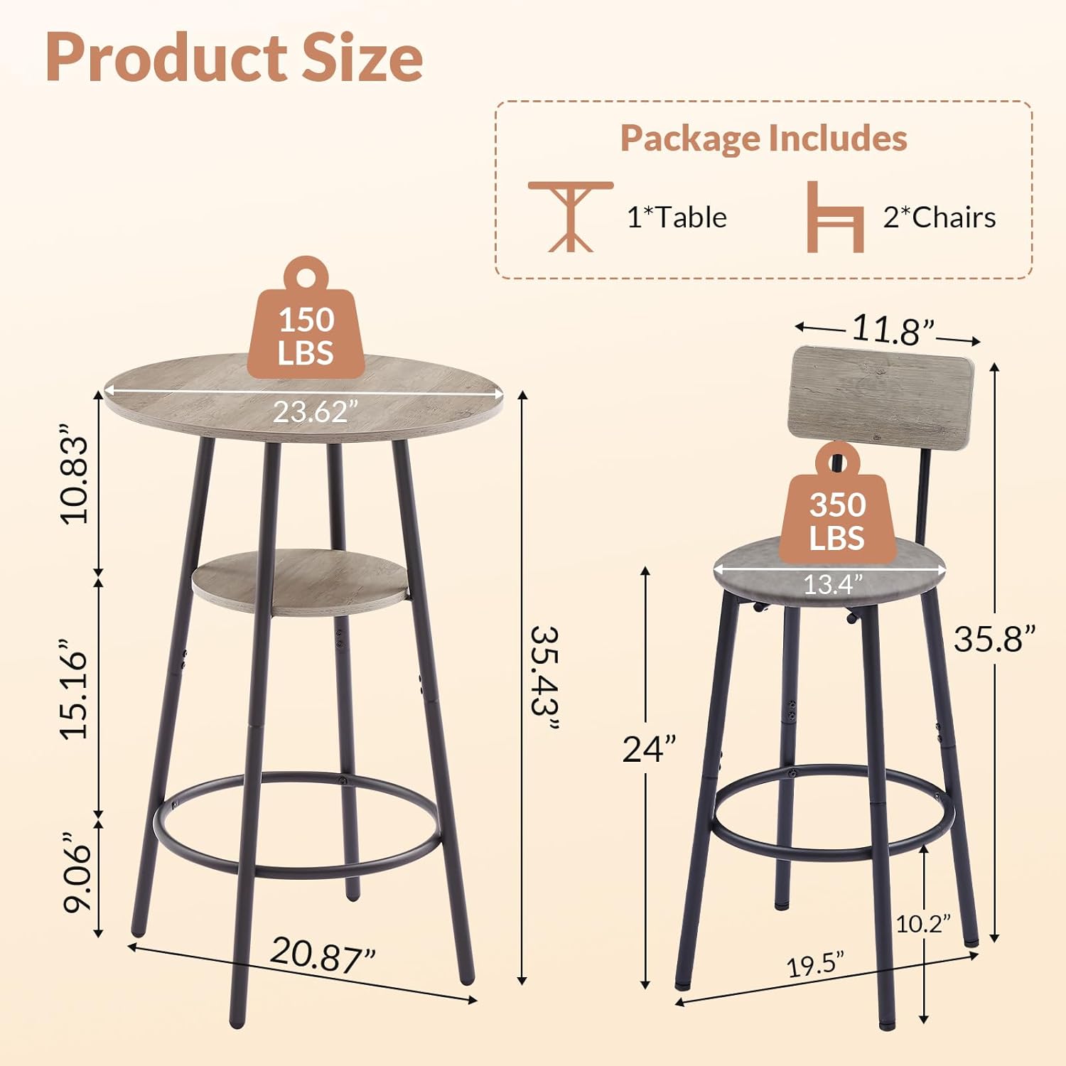 Zevemomo MZEVEG109 stools - View #2