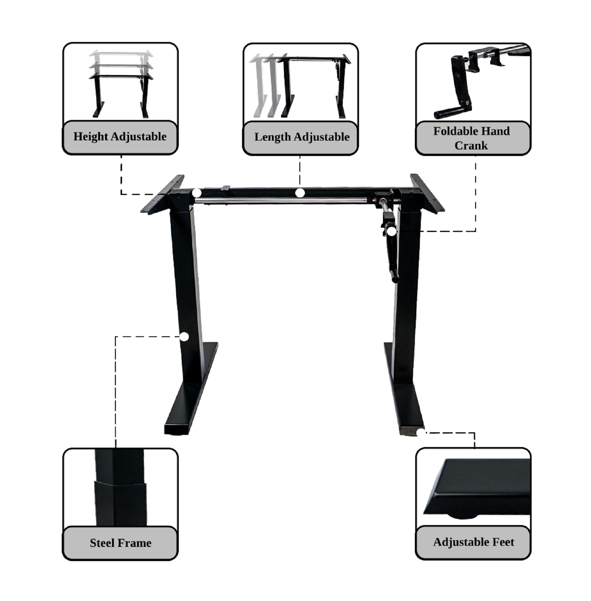 ErgoMax ABC256BK desks - View #7