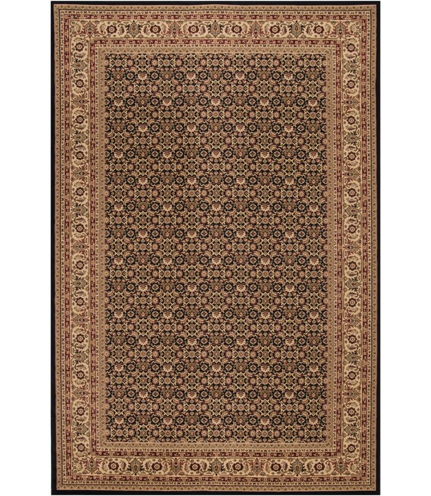 Concord Global 20137 Dynasty 8 X 11 (ft) Black Floral Area Rug