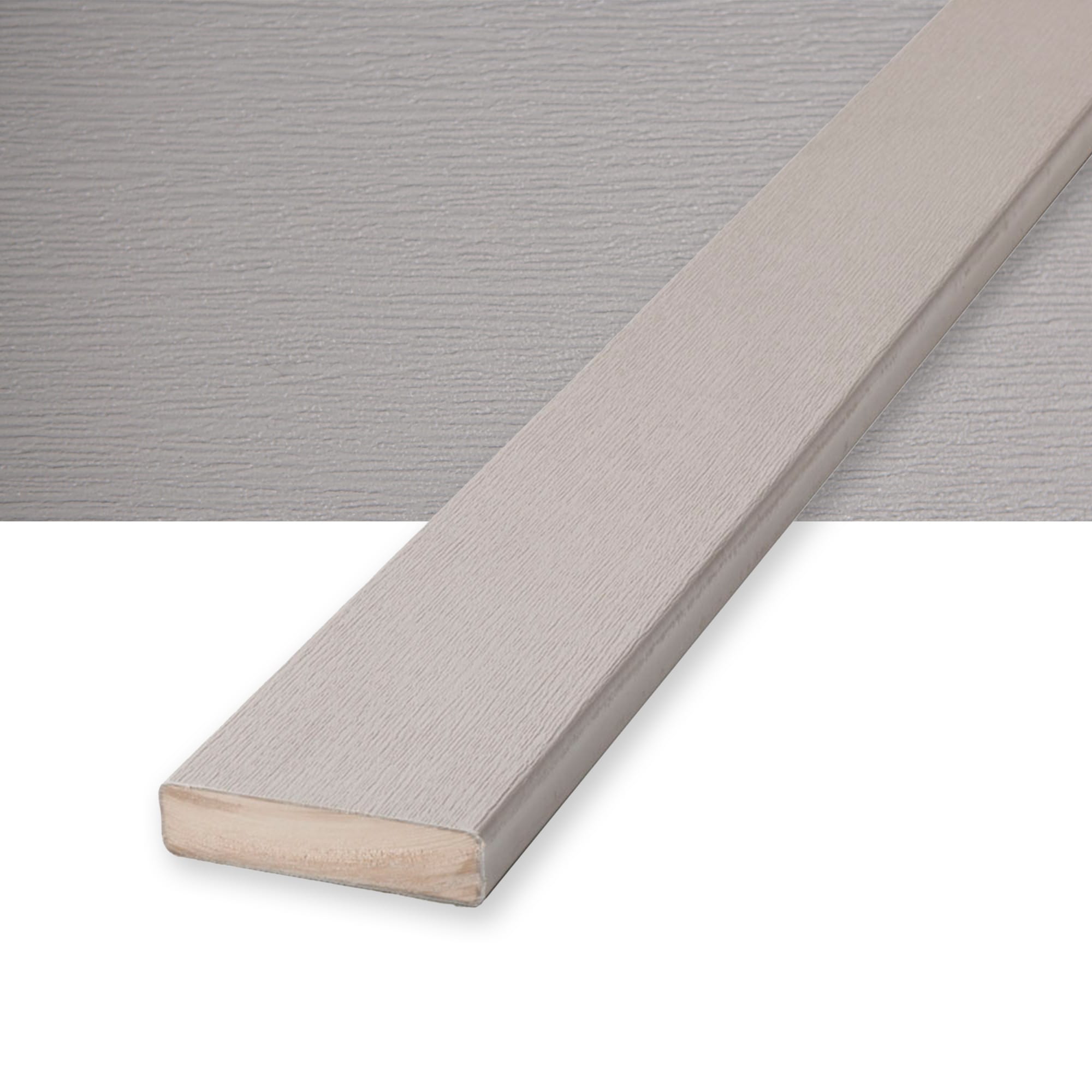 Deckorators 309455-16 Porch flooring Surestone 1-in x 4-in x 16-ft Kettle gray Grooved Composite Porch board