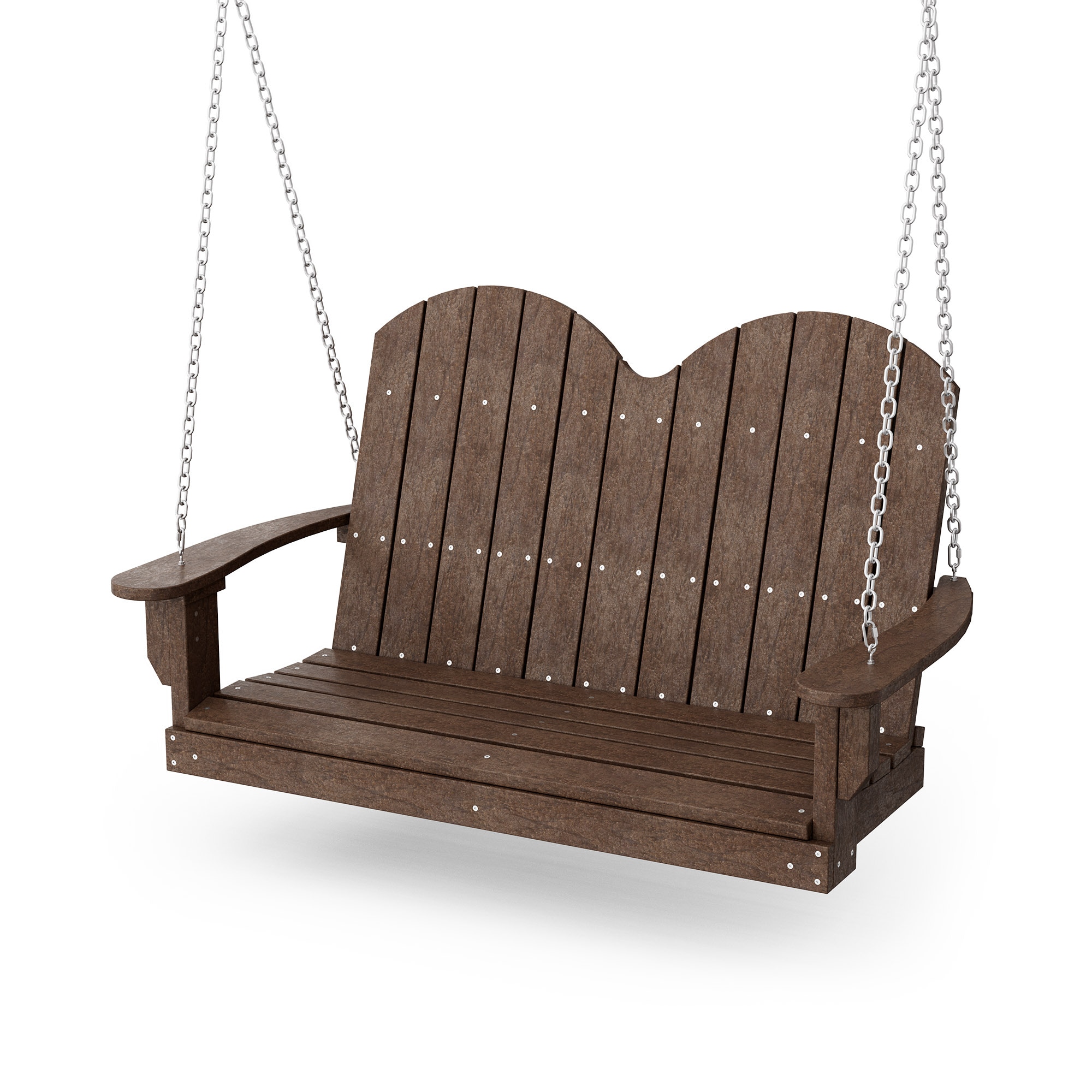 Wildridge LCC-203-TB Classic Savannah 2 -person Tudor Brown Plastic Outdoor Swing