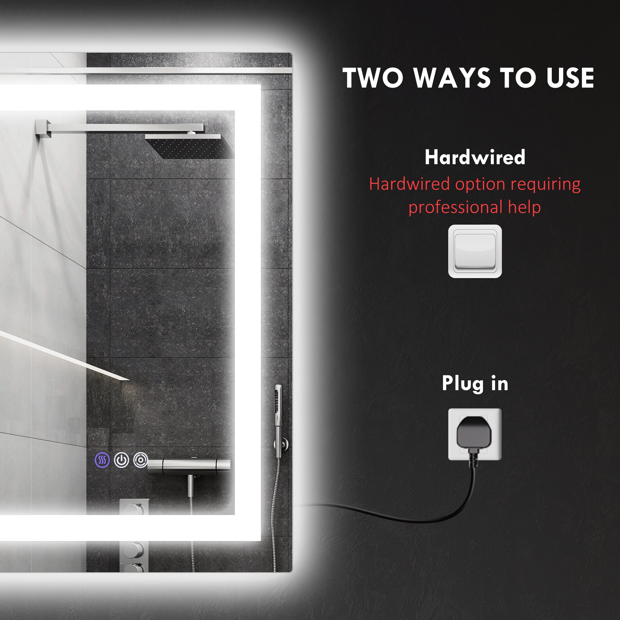 Tatayosi XH-229192 Framed-Bath-Mirrors - View #3