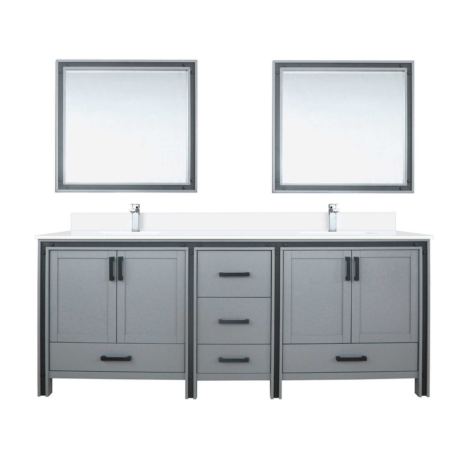 Lexora LVZV84DB211 Bath-Vanity-Combo - View #2