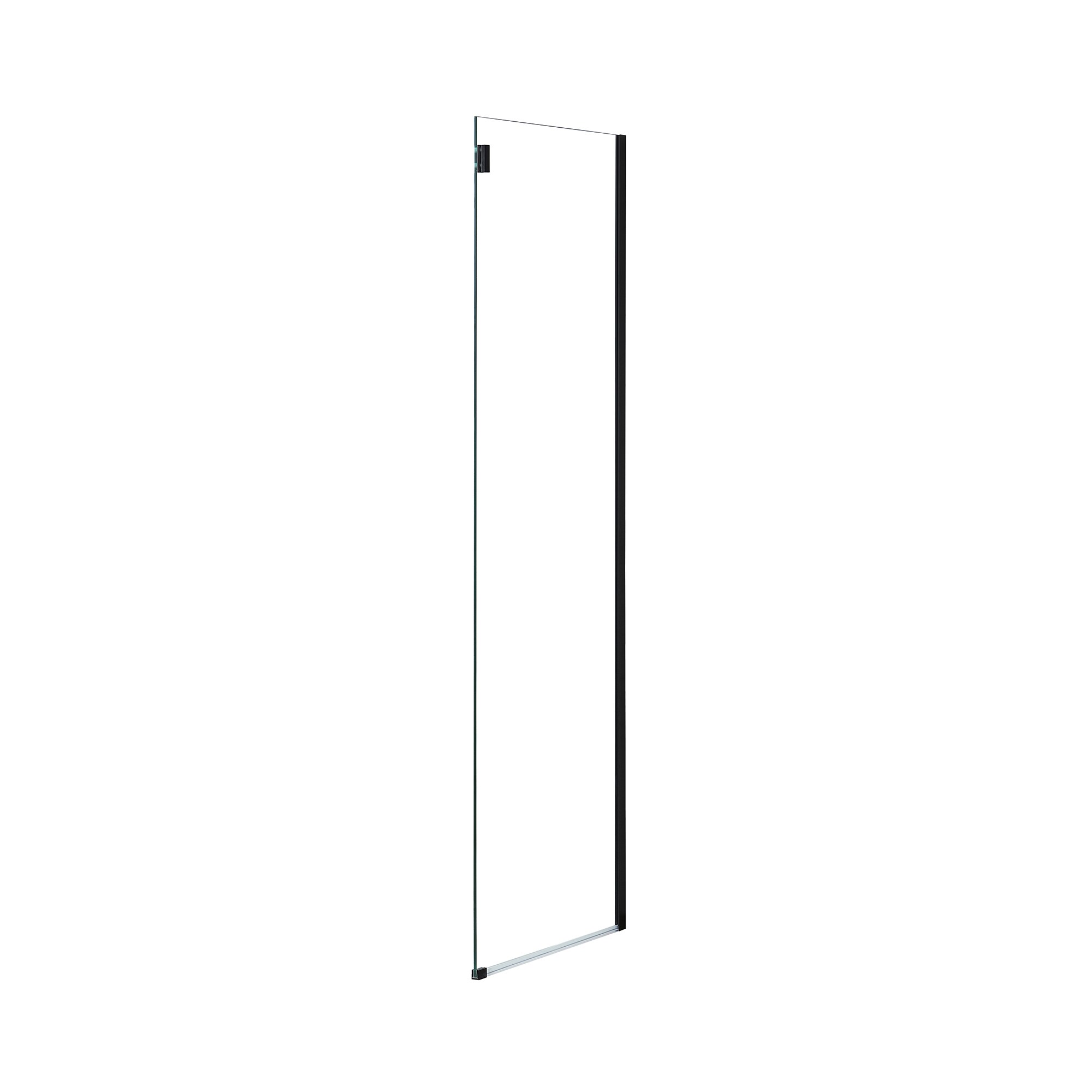 OVE Decors Bel Side Panel Matte Black 30-1/4-in x 78.75-in Frameless ...