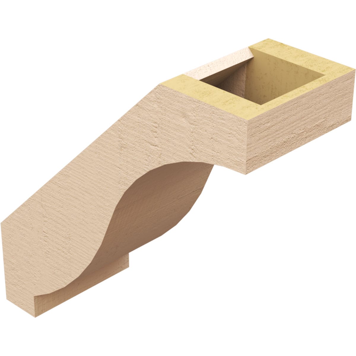 Ekena Millwork BRCUR05X12X12BKRRCPR braces - View #6