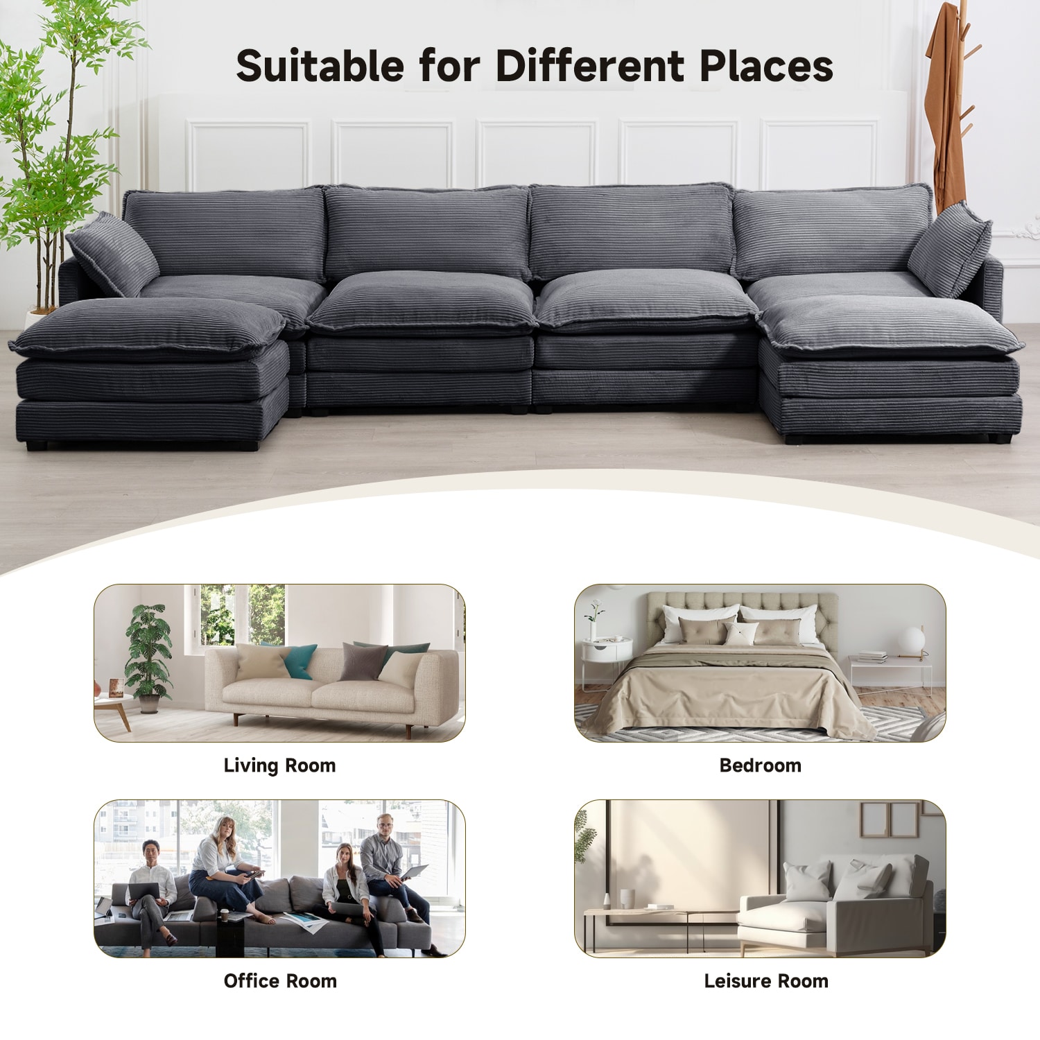 JEAREY JE-DXRZJSF-YW Sofas-Loveseats - View #11