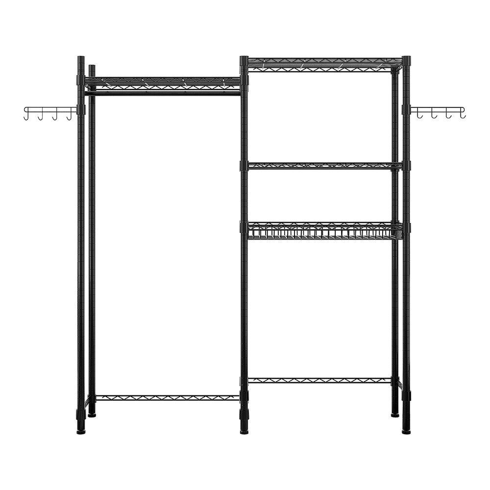 Winado Black Steel Clothing rack