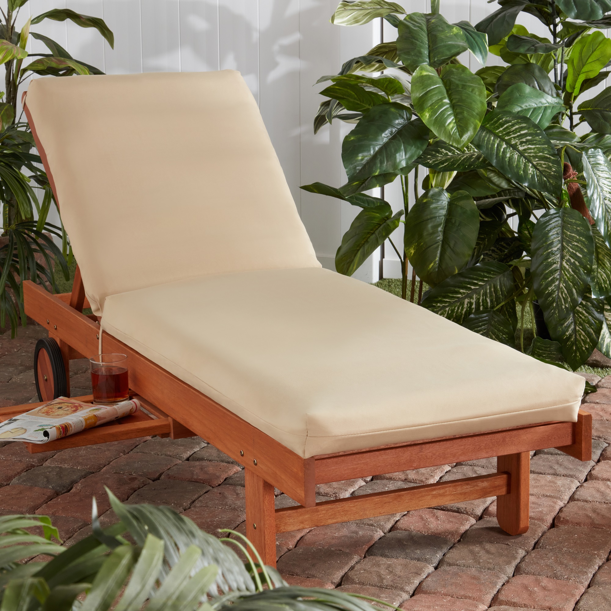 Greendale Home Fashions OC2802-STONE Patio-Furniture-Cushions - View #3