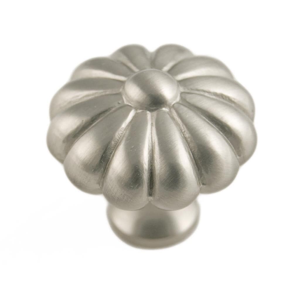 RK International CK 3248-P Satin nickel Round Traditional Cabinet Knob