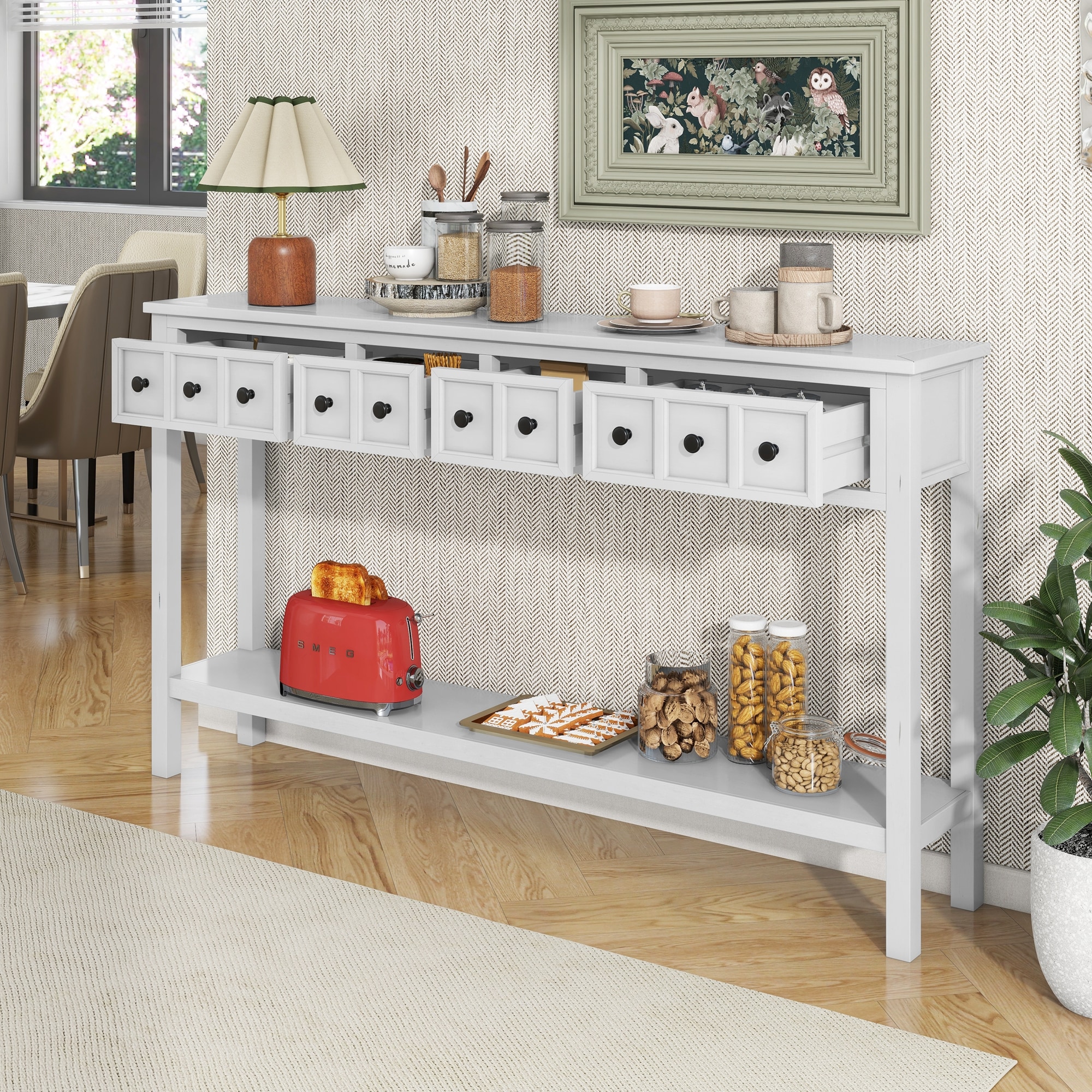 SINOFURN SYA330091WT Console-Sofa-Tables - View #4