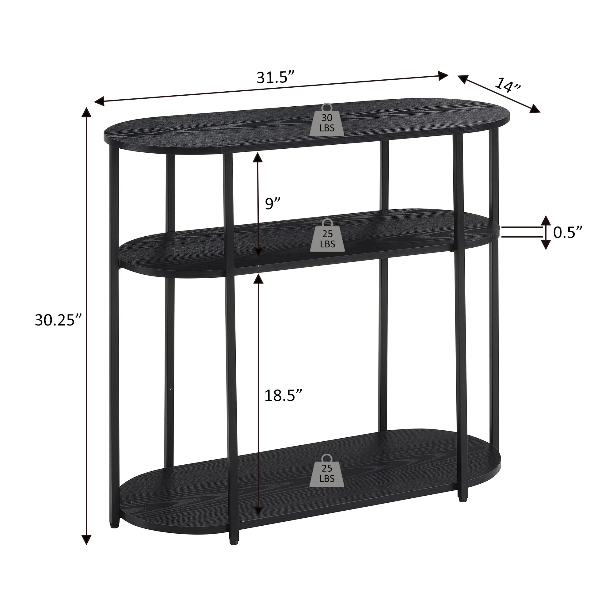 Convenience Concepts R4-0708 Console-Sofa-Tables - View #4