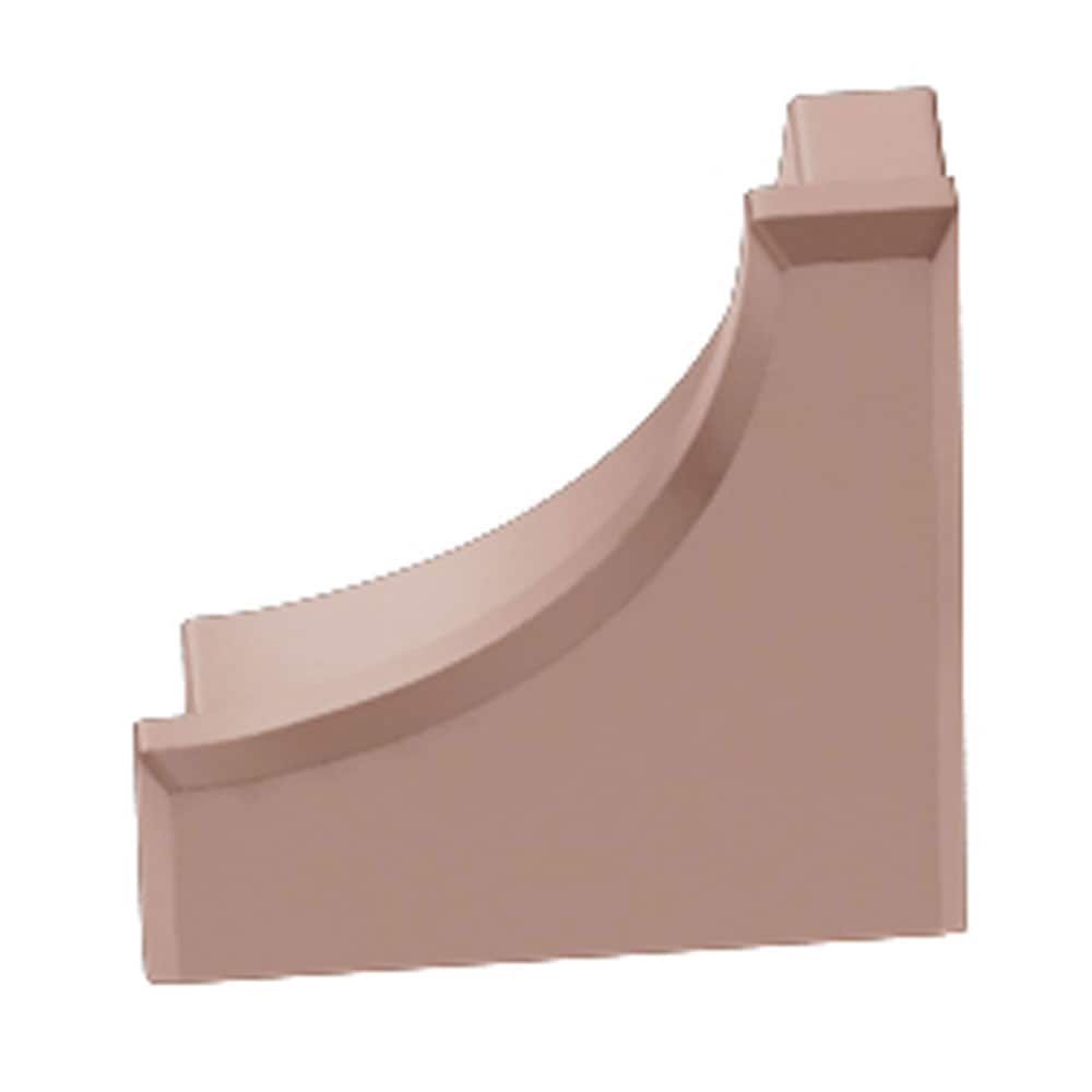 Schluter Systems E/AHK1S/AK Dilex-AHK 0.563-in W x 0.5-in L Satin copper anodized aluminum Aluminum End caps Tile Edge Trim