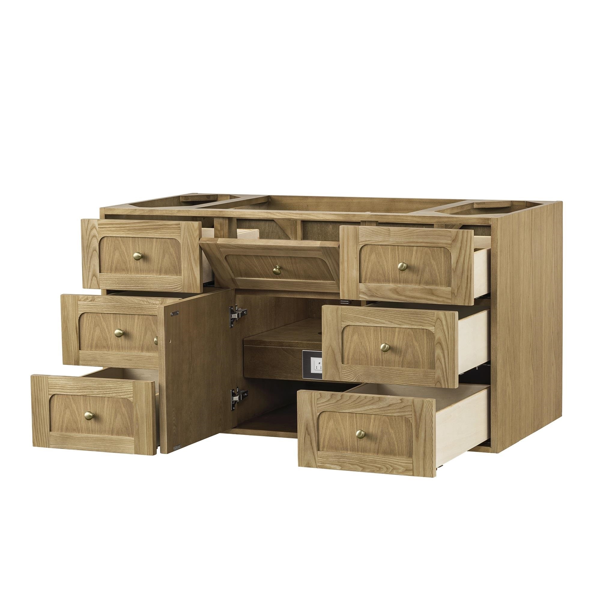 Laurent 48" Light Natural Oak Single Vanity Base
