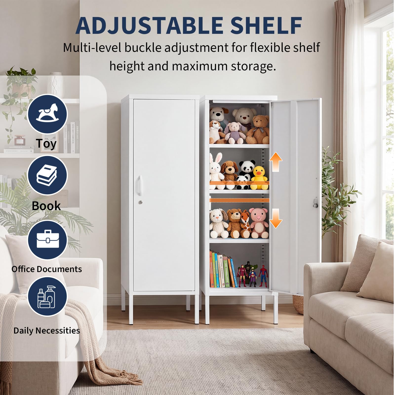 GarveeLife CLJ-RG1OQN48XXC354-O Storage-Lockers - View #3