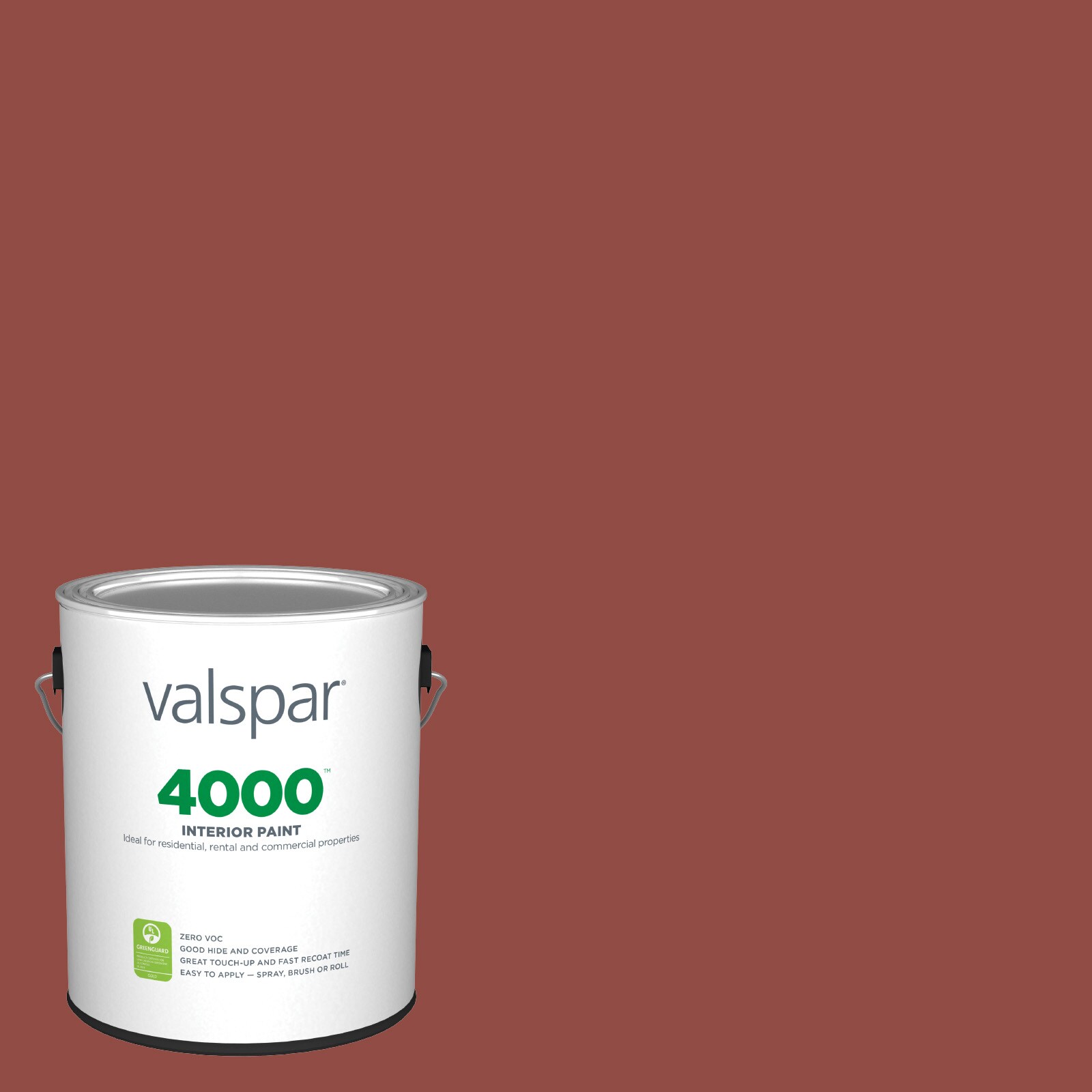 Valspar 2002-5A-407290 4000 Semi-gloss Decadent Red 2002-5A Latex Interior Paint ( 1-gallon )