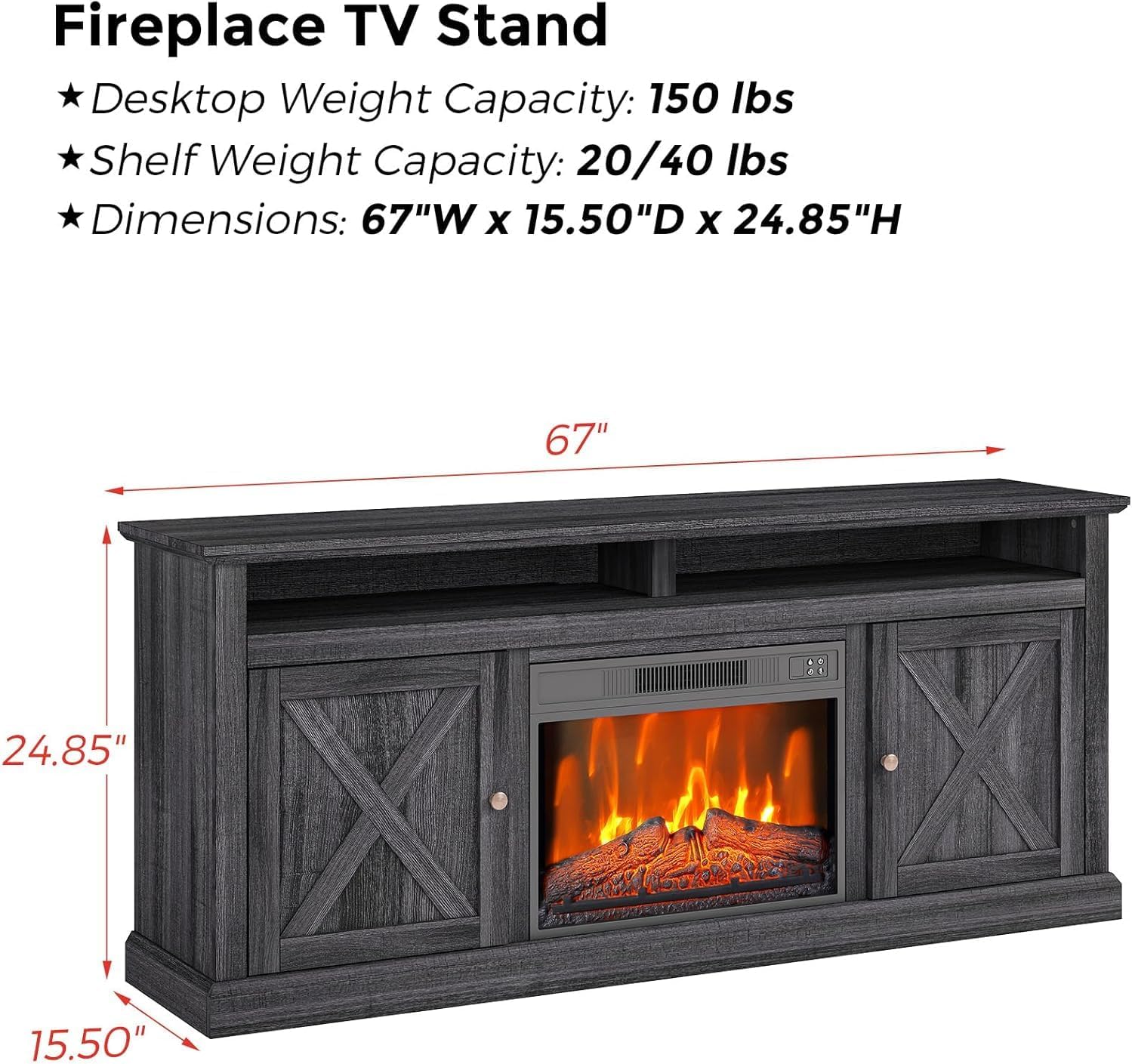 Qeetex LHF-DSG-PHO-10P6OZY5 Tv-Stands - View #2