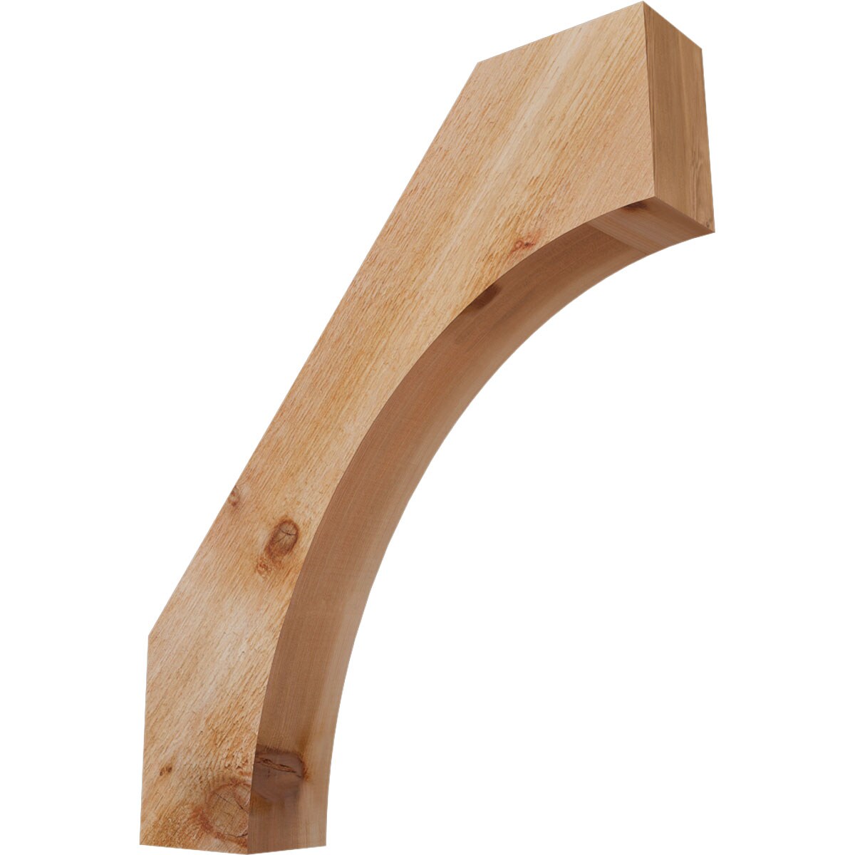 Ekena Millwork BRC04X22X26WTL00RWR 4-in x 22-in x 26-in Western Red Cedar Unfinished Wood Westlake Tough Sawn Knee Brace
