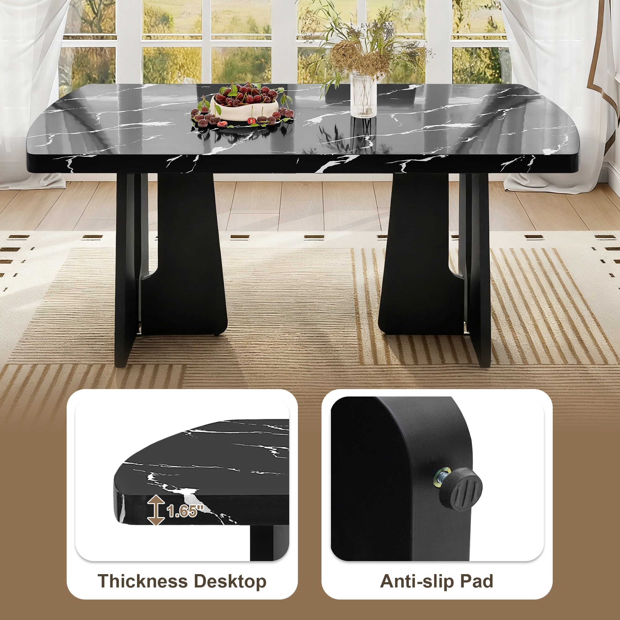 Clihome CL-ST1-BK703BG Dining-Sets - View #7
