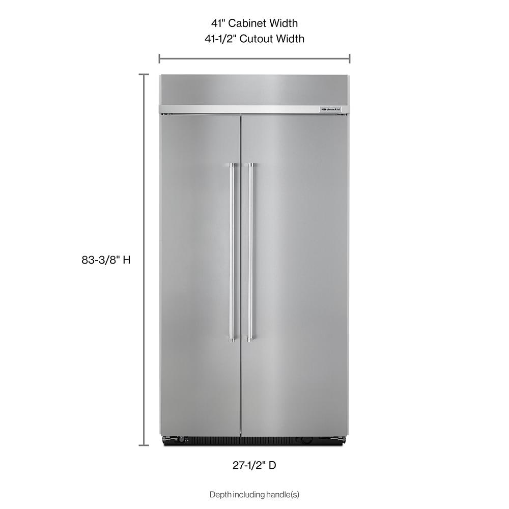 KitchenAid KBSN602ESS Side-By-Side - View #2