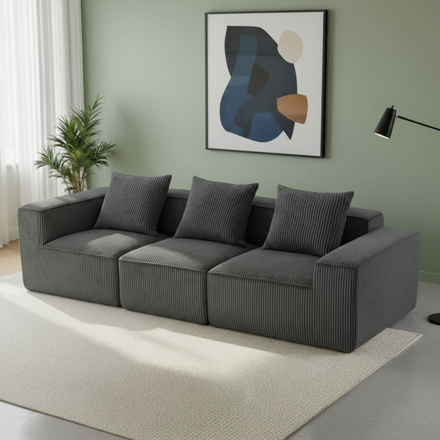 VERYKE LL-SF002GY Sofas-Loveseats - View #3